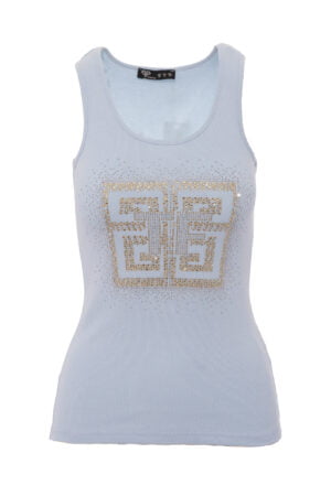 Niebieska bluzeczka na ramiączka