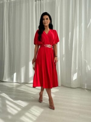 sukienki-closbie-elegancka-sukienka-w-czerwonym-kolorze-z-paskiem-w-komplecie-idealna-na-wesele-i-wiele-innych-uroczystosci-rozmiaary-36-38-40-42-44-46-48-88 sukienki-closbie-elegancka-sukienka-w-czerwonym-kolorze-z-paskiem-w-komplecie-idealna-na-wesele-i-wiele-innych-uroczystosci-rozmiaary-36-38-40-42-44-46-48-88