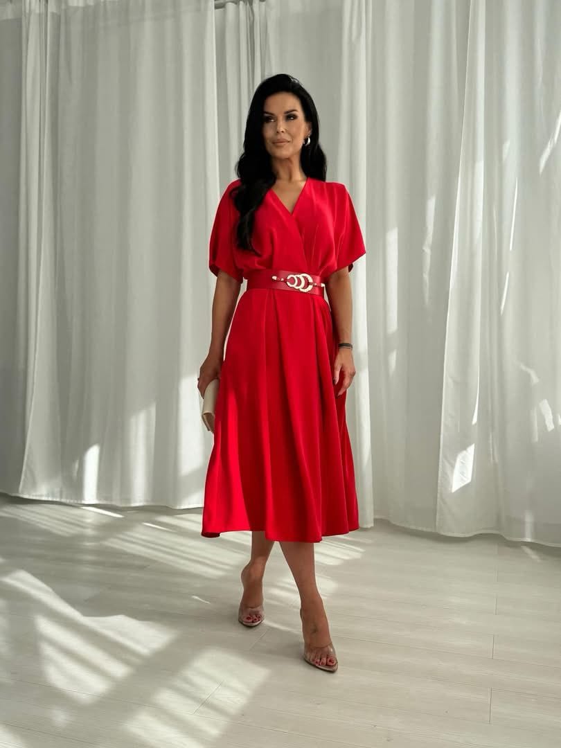 sukienki-closbie-elegancka-sukienka-w-czerwonym-kolorze-z-paskiem-w-komplecie-idealna-na-wesele-i-wiele-innych-uroczystosci-rozmiaary-36-38-40-42-44-46-48-88 sukienki-closbie-elegancka-sukienka-w-czerwonym-kolorze-z-paskiem-w-komplecie-idealna-na-wesele-i-wiele-innych-uroczystosci-rozmiaary-36-38-40-42-44-46-48-88