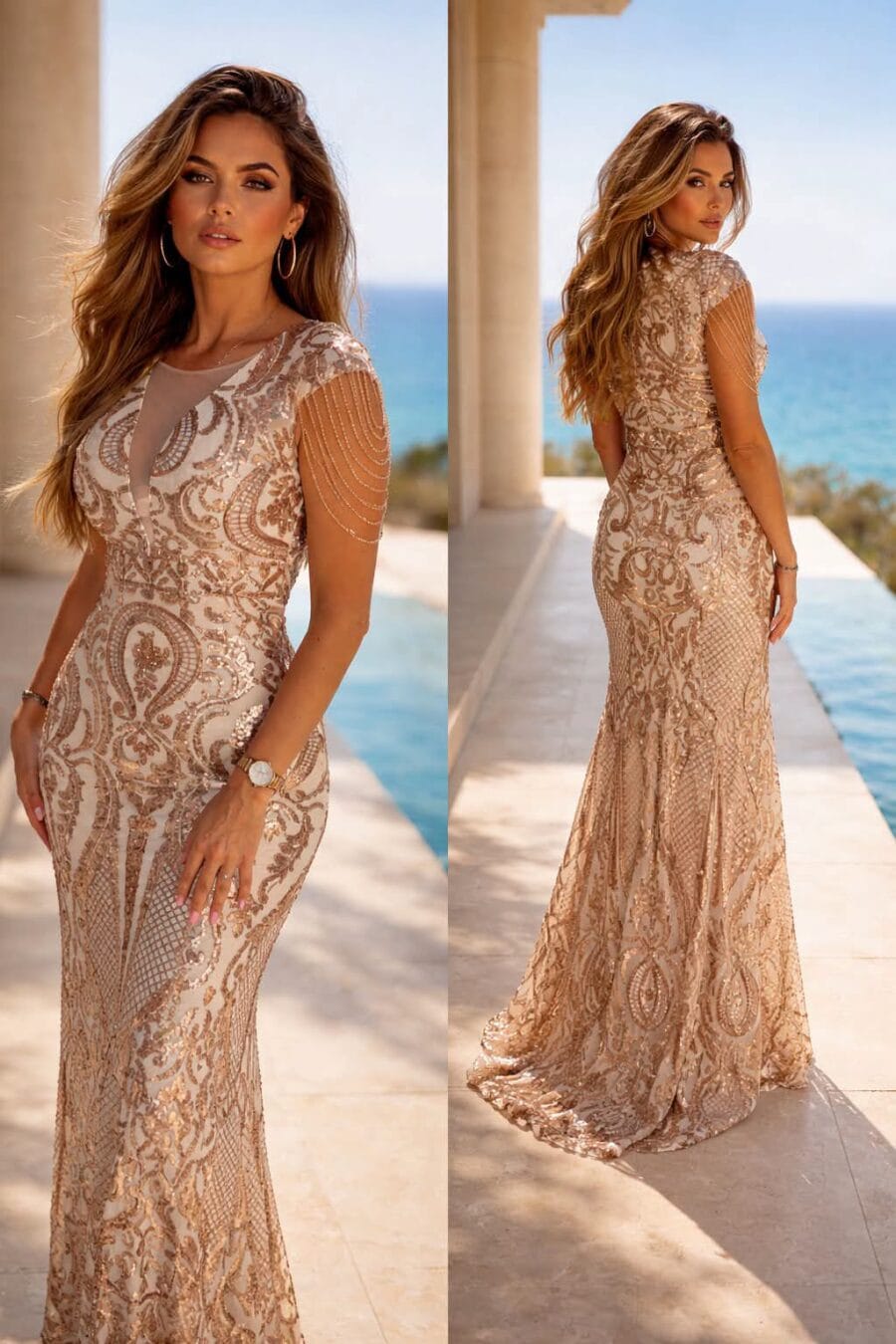 sukienki-closbie-elegancka-sukienka-w-kolorze-bezowym-114 sukienki-closbie-elegancka-sukienka-w-kolorze-bezowym-114